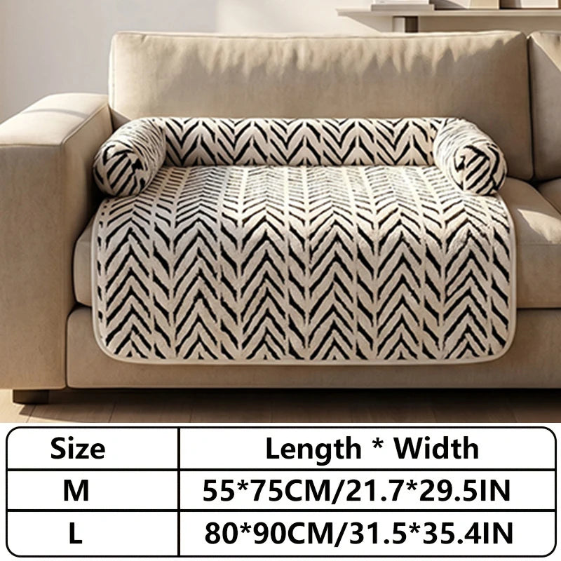 Fluffy soft pet sofa