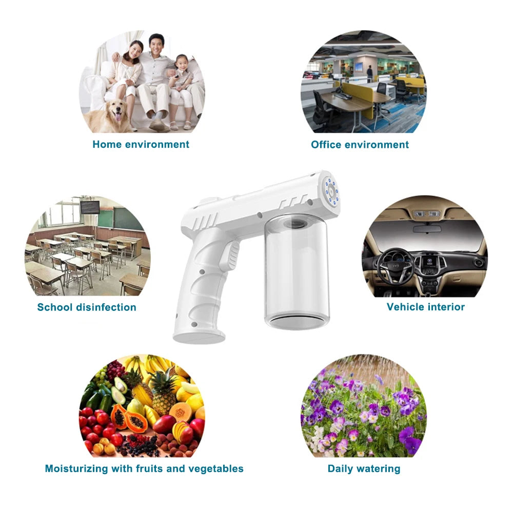 Disinfectant Nano Blue Light Steam Spray