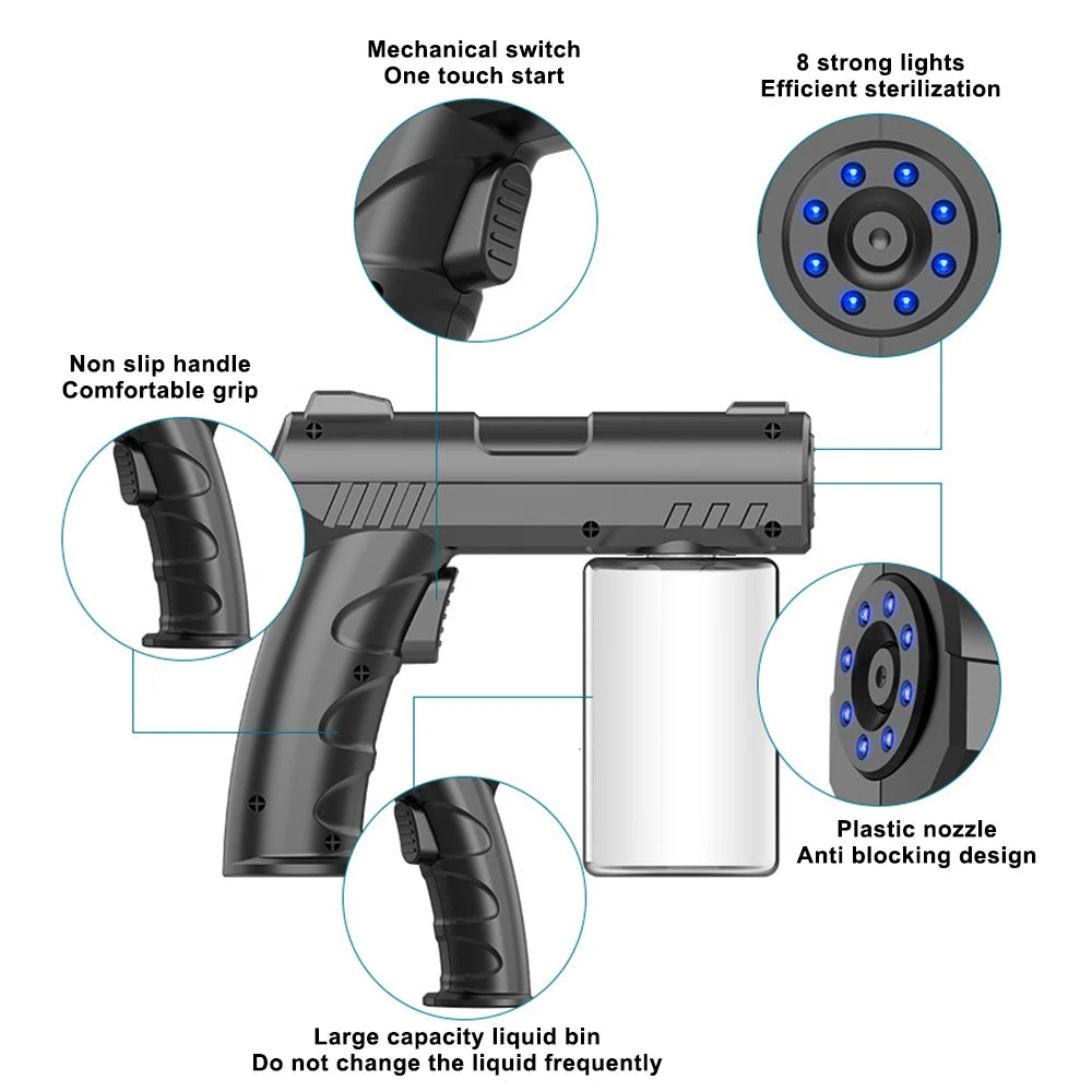 Disinfectant Nano Blue Light Steam Spray